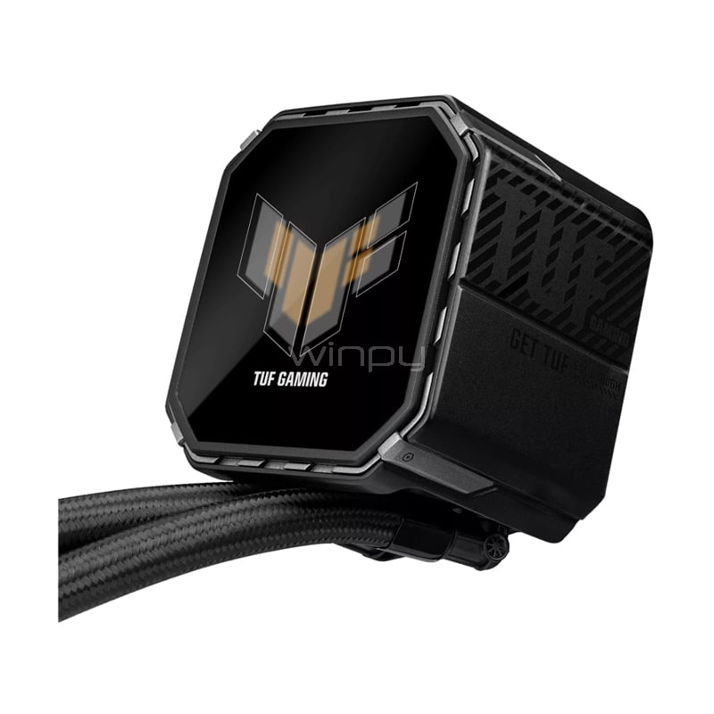 Refrigeración Líquida ASUS TUF Gaming LC III 360 ARGB LCD (LGA1851/AM5, 120mm x3, 2600rpm, PWM, Negro)