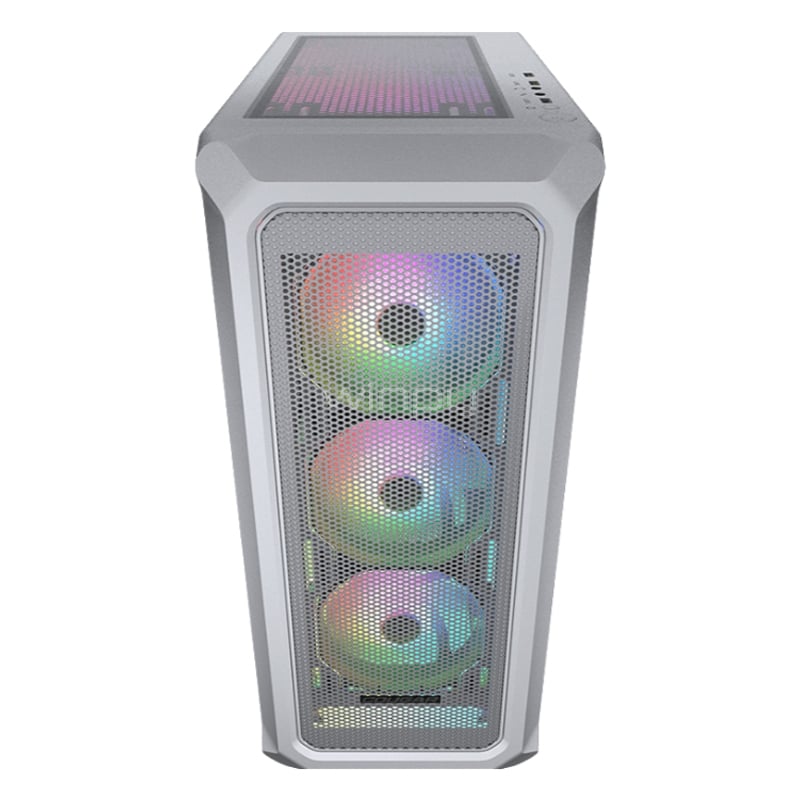Gabinete Gamer Cougar Archon 2 Mesh RGB (ATX, Vidrio Templado, 3 ventiladores ARGB, Blanco)
