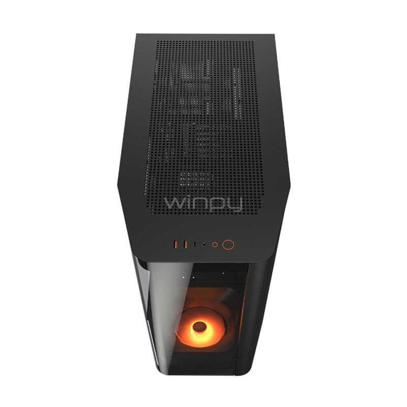 Gabinete Gamer Cougar FV270 (E-ATX, 1 Ventilador ARGB PWM, Negro)