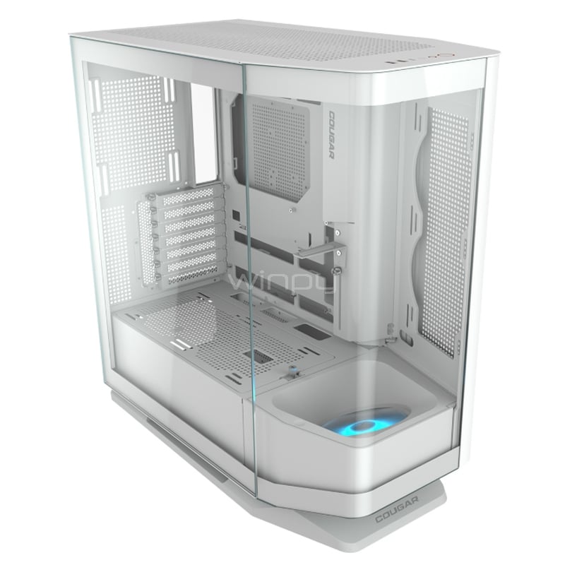 Gabinete Gamer Cougar FV270 (E-ATX, 1 Ventilador ARGB PWM, Blanco)