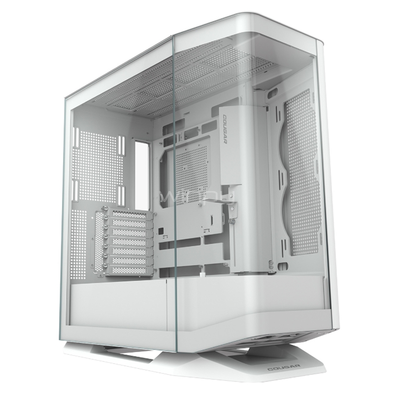 Gabinete Gamer Cougar FV270 (E-ATX, 1 Ventilador ARGB PWM, Blanco)