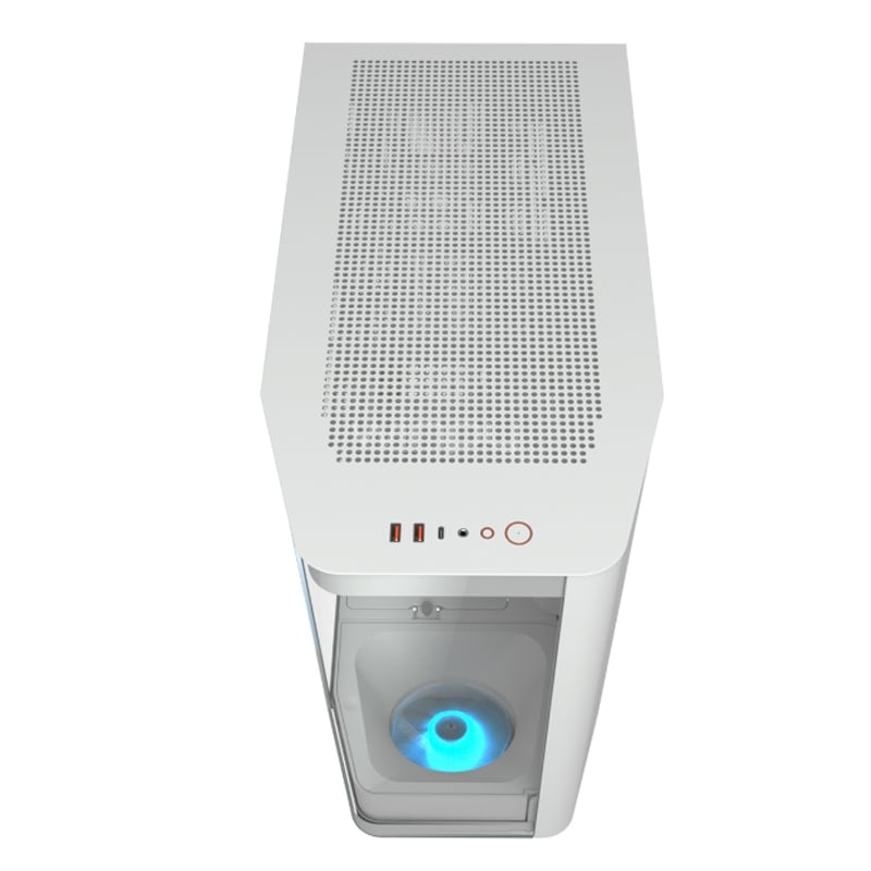 Gabinete Gamer Cougar FV270 (E-ATX, 1 Ventilador ARGB PWM, Blanco)