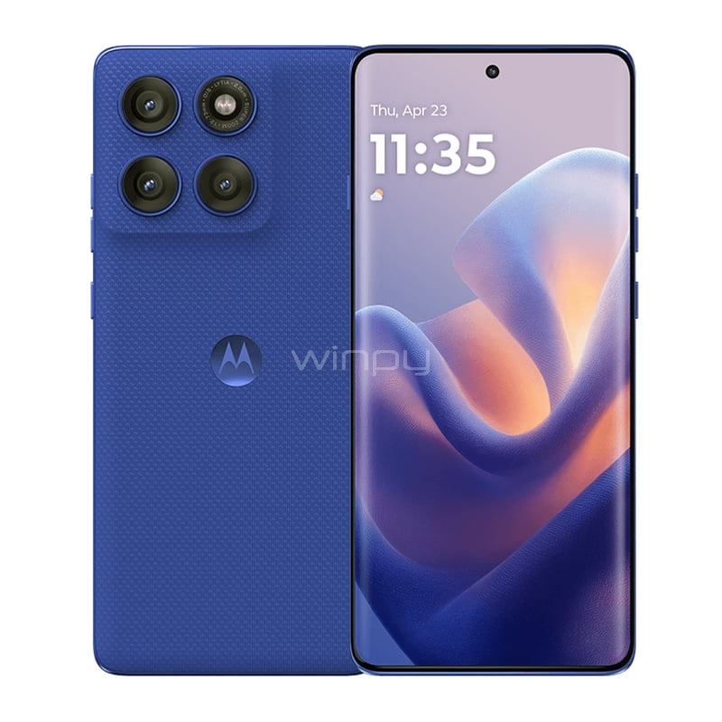 Celular Motorola Edge 60 Pro de 6.7“ (OctaCore, 12GB RAM, 512GB Internos, Azul)