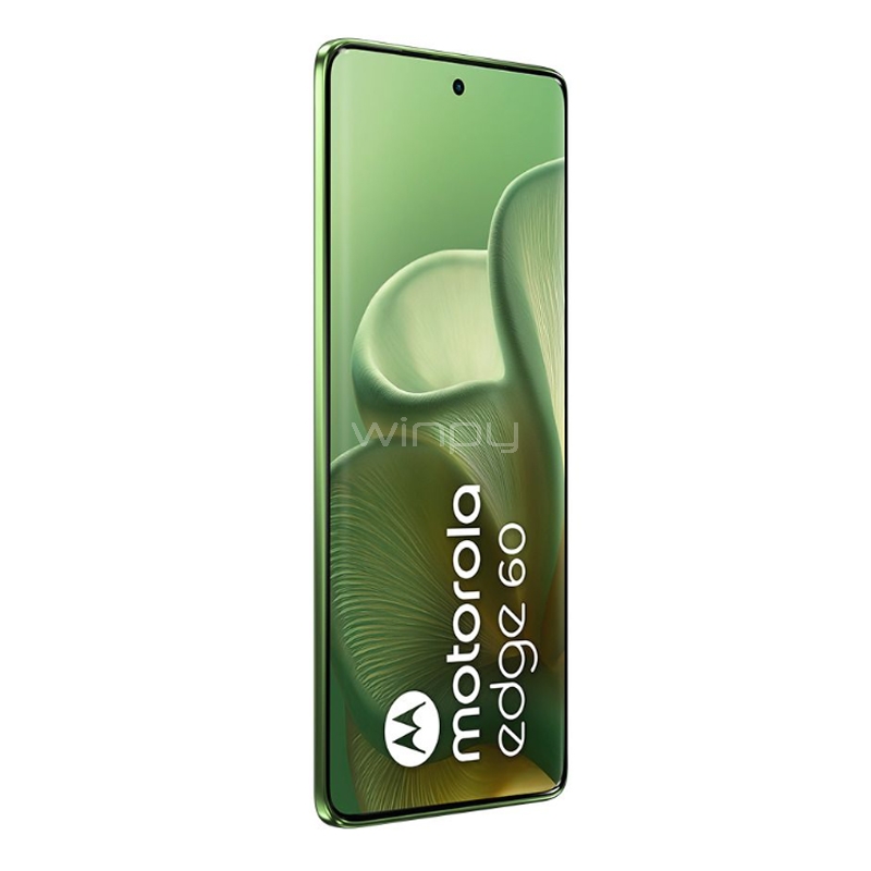 Celular Motorola Edge 60 de 6.7“ (OctaCore, 12GB RAM, 256GB Internos, Verde)