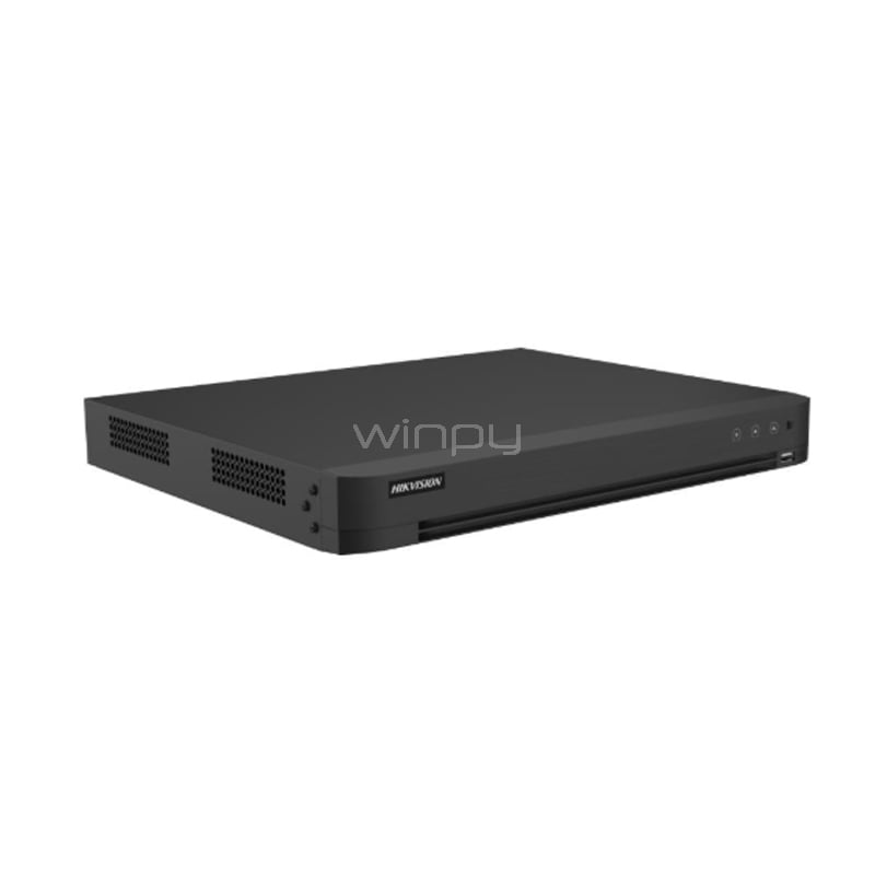 DVR Hikvision AcuSense de 32 Canales (Full HD, HDD x2, H.265, IP/ HDTVI/ AHD/ HDCVI, 1U)