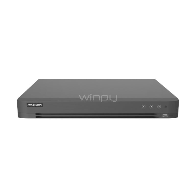 DVR Hikvision AcuSense de 32 Canales (Full HD, HDD x2, H.265, IP/ HDTVI/ AHD/ HDCVI, 1U)