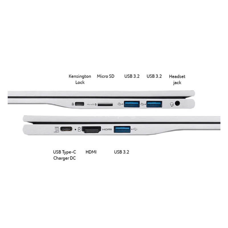 Notebook Acer Aspire Lite de 16“ (i5-1334U, 16GB RAM, 512GB SSD, Win11)