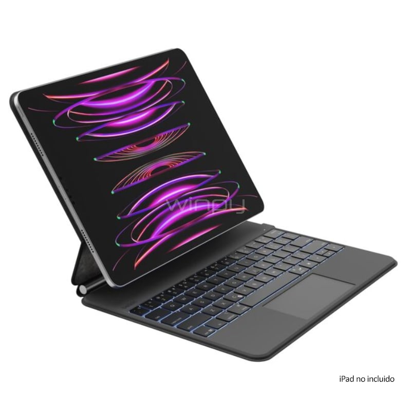 Funda Teclado Belkin para iPad Pro 13“ M4 (Bluetooth, Trackpad Multitáctil, Negro)