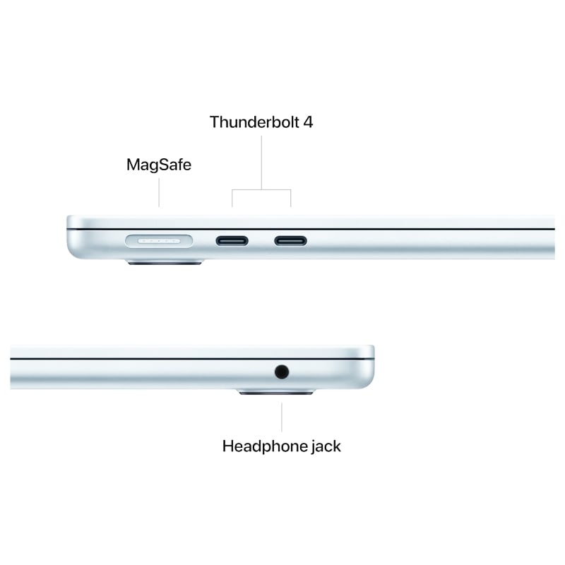 Apple MacBook Air 13.6 (Chip M3, GPU 10 núcleos, 24GB RAM, 256GB