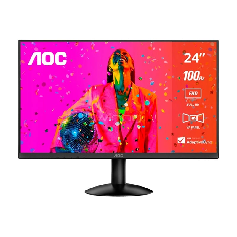 Monitor AOC 24B30HM2 de 24“ (VA, Full HD, 100Hz, HDMI/VGA, FreeSync)