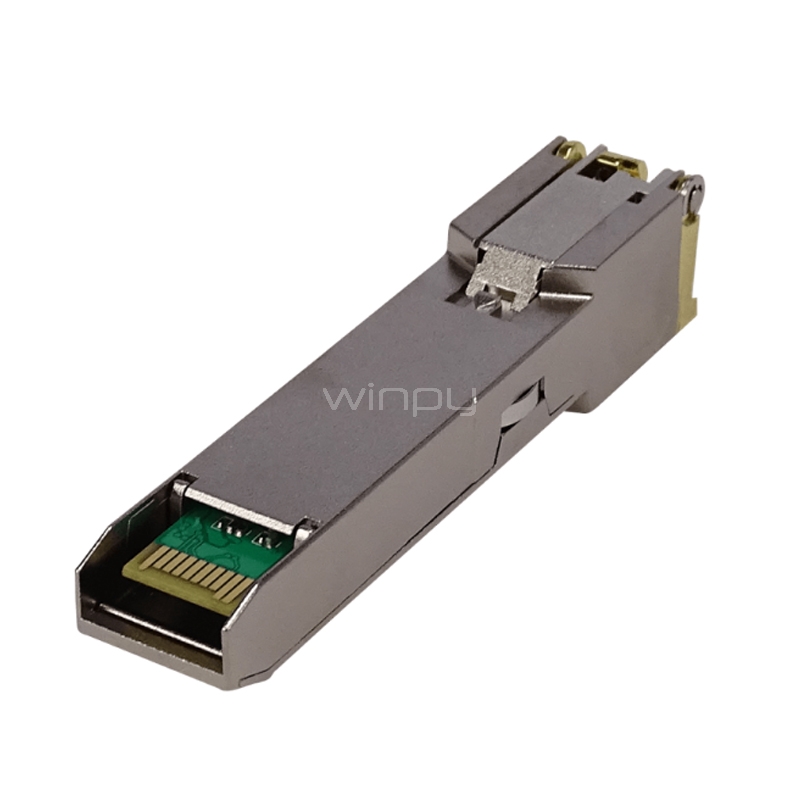Módulo Transceptor Ubiquiti UF-RJ45-1G (SFP, hasta 100mt, 1 Gbps)