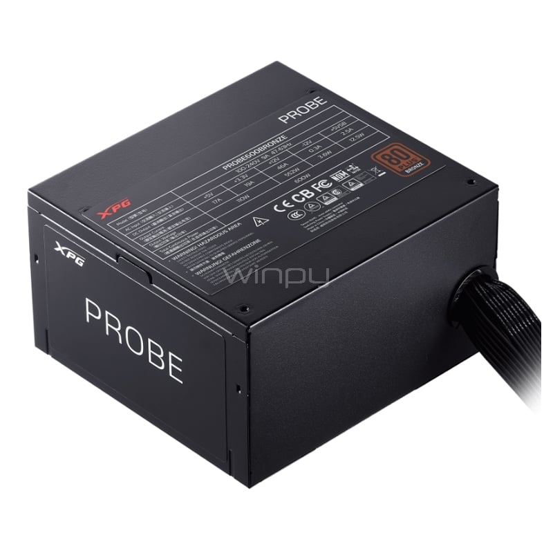 Fuente de Poder XPG PROBE de 700W (Certificada 80+ Bronze, ATX)