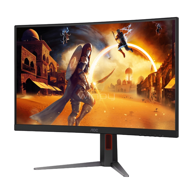 Monitor Gamer AOC C27G4Z de 27“ Curvo (VA, Full HD, 280Hz, 0.3ms, DP+HDMI, VESA)