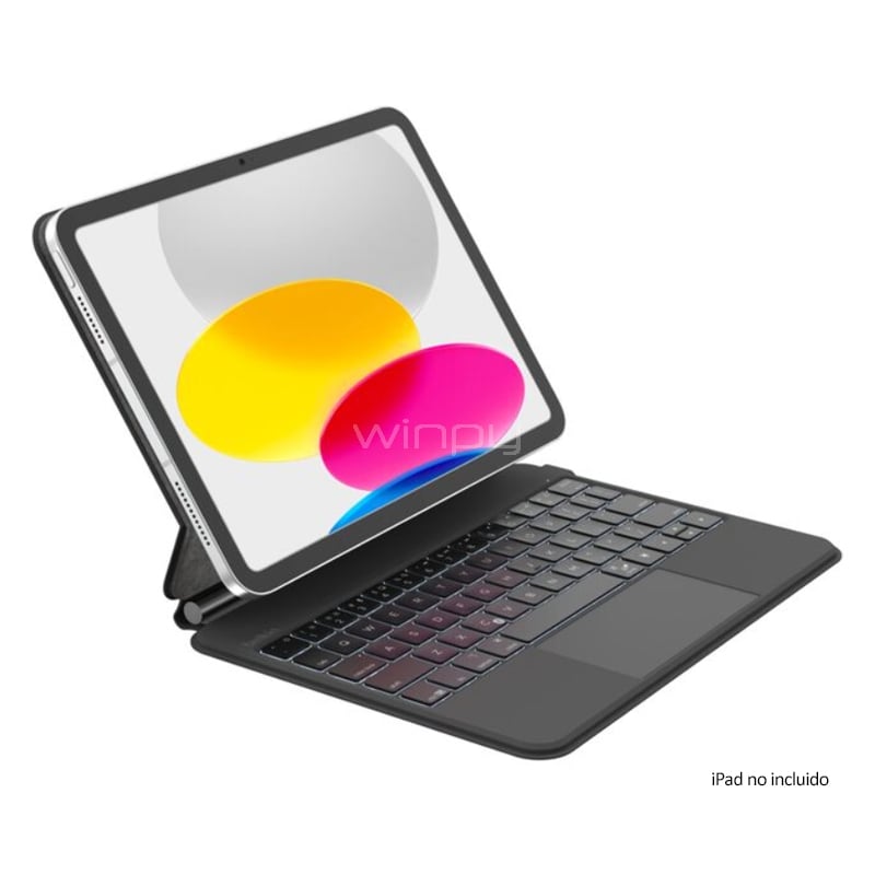 Funda Teclado Belkin para iPad 10.9“ (Bluetooth, Trackpad Multitáctil, Magnetico, Negro)