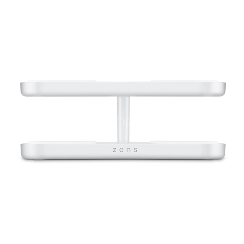 Cargador Inalámbrico 4 en 1 Zens Quattro Pro 4 (15W, MagSafe, Qi2, Blanco)