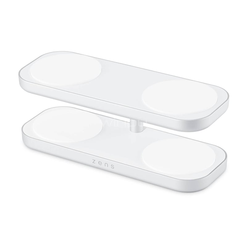 Cargador Inalámbrico 4 en 1 Zens Quattro Pro 4 (15W, MagSafe, Qi2, Blanco)