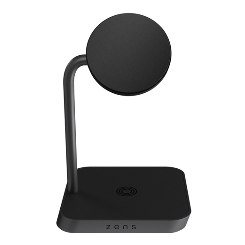 Cargador Inalámbrico 2 en 1 Zens Office Charger 2 (24W, MagSafe, Qi2, Negro)