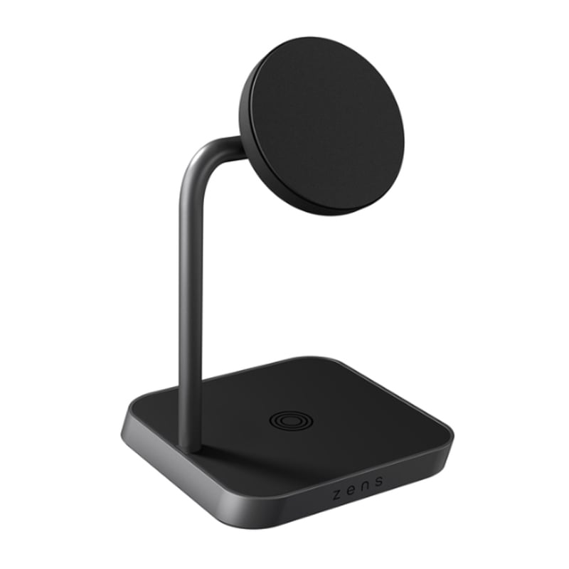 Cargador Inalámbrico 2 en 1 Zens Office Charger 2 (24W, MagSafe, Qi2, Negro)