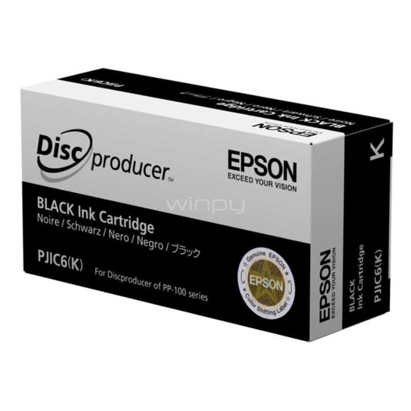 Cartucho de Tinta Original Epson para Discproducer Serie (Negro)