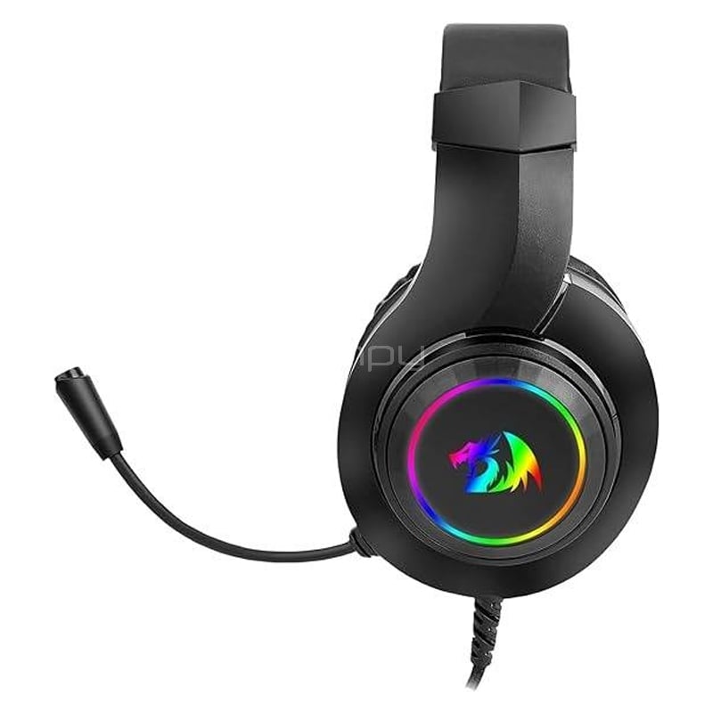 Audífonos Gamer Redragon Hylas H260 RGB (Jack 3.5mm, Negro)