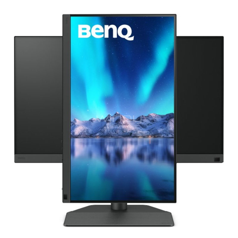 Monitor BenQ SW242Q de 24“ (IPS, 2K, HDR10, DP+HDMI+USB-C, VESA)