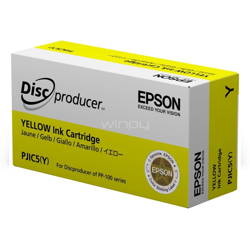Cartucho de Tinta Original Epson para Discproducer Serie (Amarillo)
