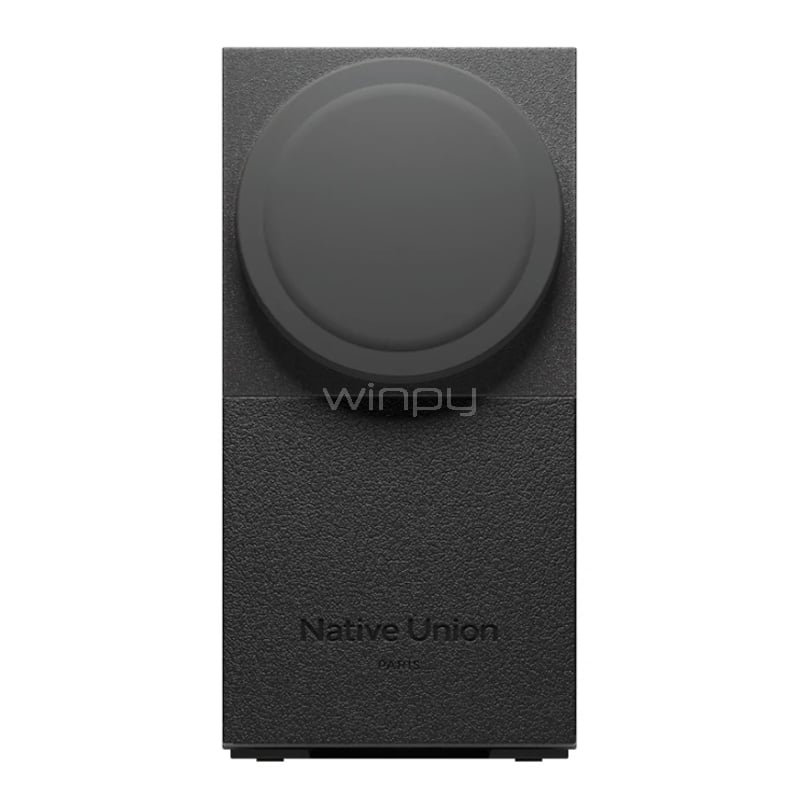Cargador Inalámbrico 2 en 1 Native Union (15W, Ángulo Ajustable, USB-C, Qi2)