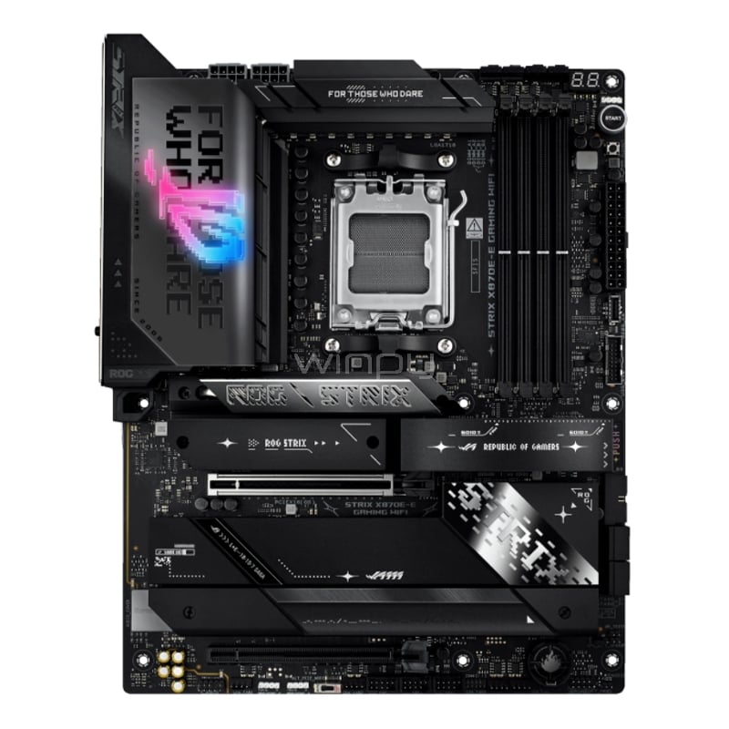 Placa Madre ASUS ROG STRIX X870E-E GAMING WIFI (AM5, 8000+MHz DDR5, M.2 x5, ATX)