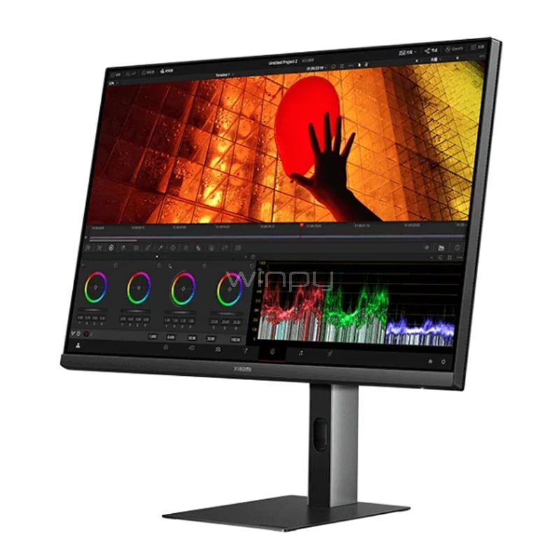 Monitor Profesional Xiaomi A27Ui de 27“ (IPS, 4K, DP+HDMI+USB-C, VESA)