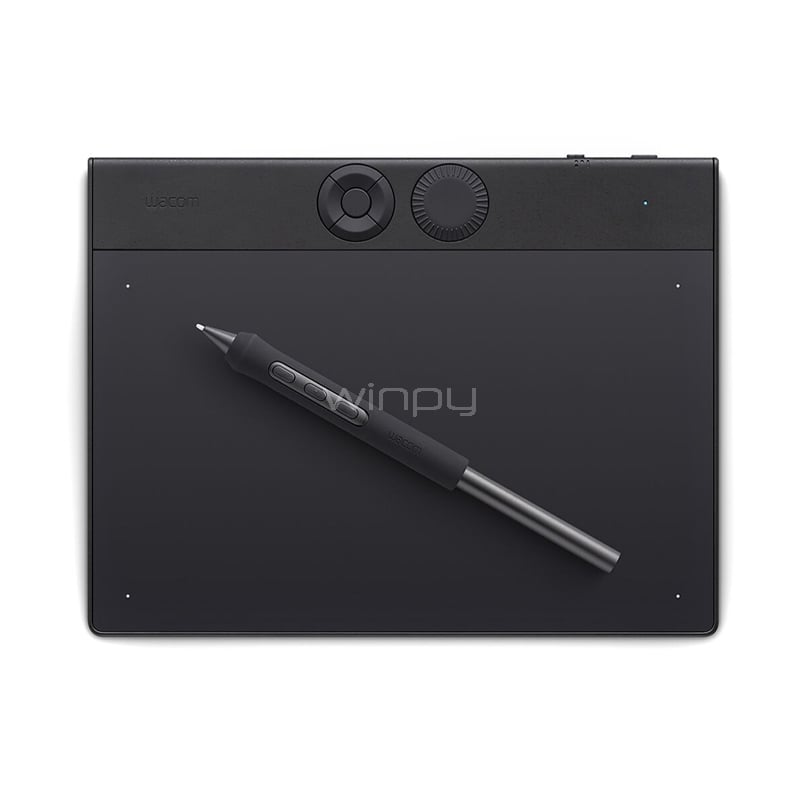 Tableta Digitalizadora Wacom Intuos Pro (Pequeño, Bluetooth 5.0/ USB-C, 2025, Negro)