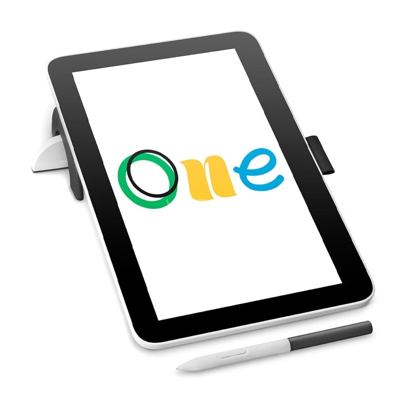 Tableta Digitalizadora Wacom One 12 (IPS LCD T&aacute;ctil, Full HD, USB-C, 99% sRGB, Blanco)