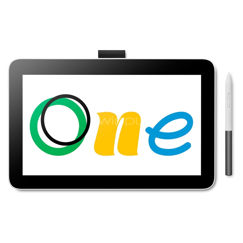 Tableta Digitalizadora Wacom One 12 (IPS LCD T&aacute;ctil, Full HD, USB-C, 99% sRGB, Blanco)