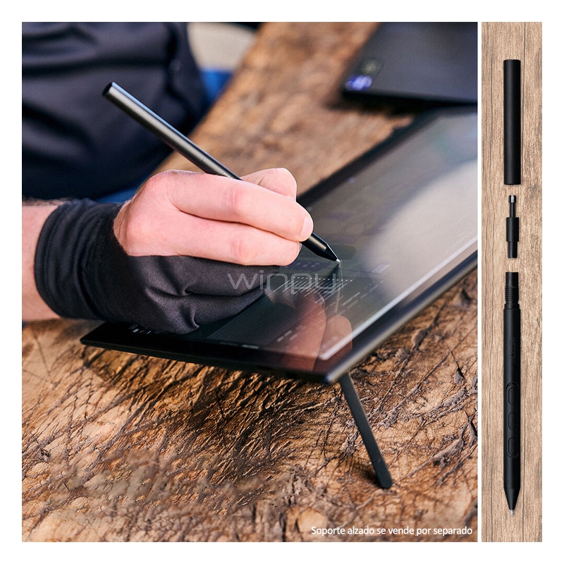 Tableta Digitalizadora Wacom Movink 13 (OLED T&aacute;ctil, Full HD, USB-C, Negro)