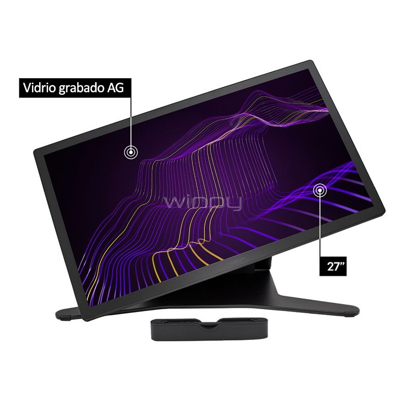 Tableta Digitalizadora Wacom Cintiq Pro 27 (IPS LCD T&aacute;ctil, HDMI, Mini DP, USB-C, VESA)
