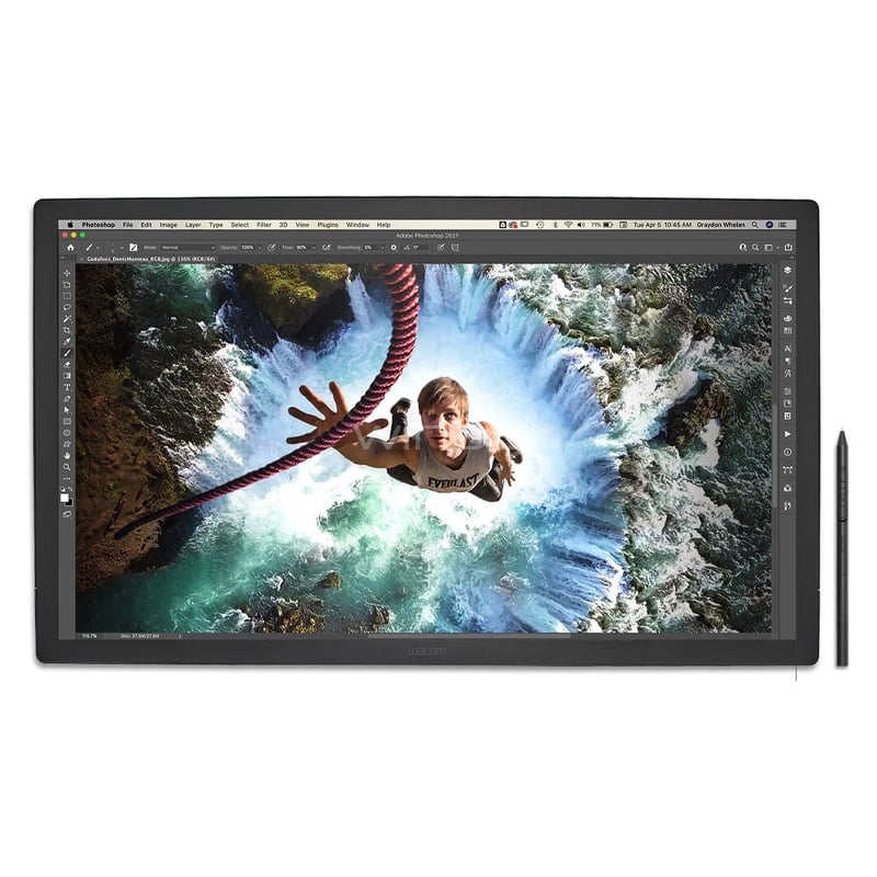 Tableta Digitalizadora Wacom Cintiq Pro 27 (IPS LCD T&aacute;ctil, HDMI, Mini DP, USB-C, VESA)