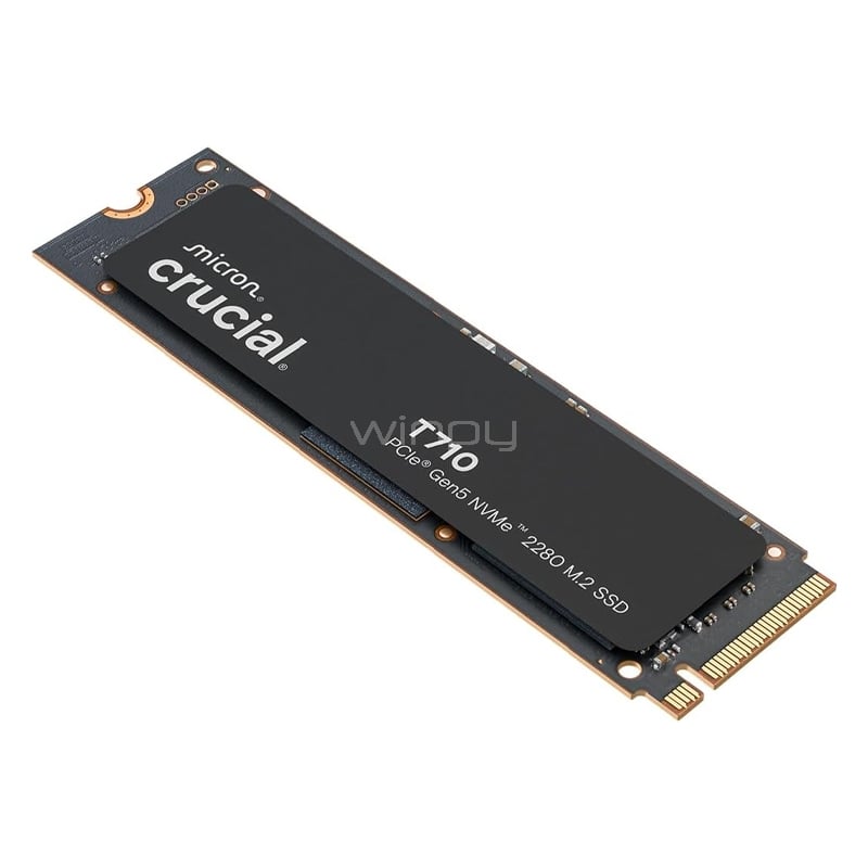 Unidad SSD Crucial T710 de 4TB (NVMe 5.0, M.2 2280, Hasta 14.500MB/s)