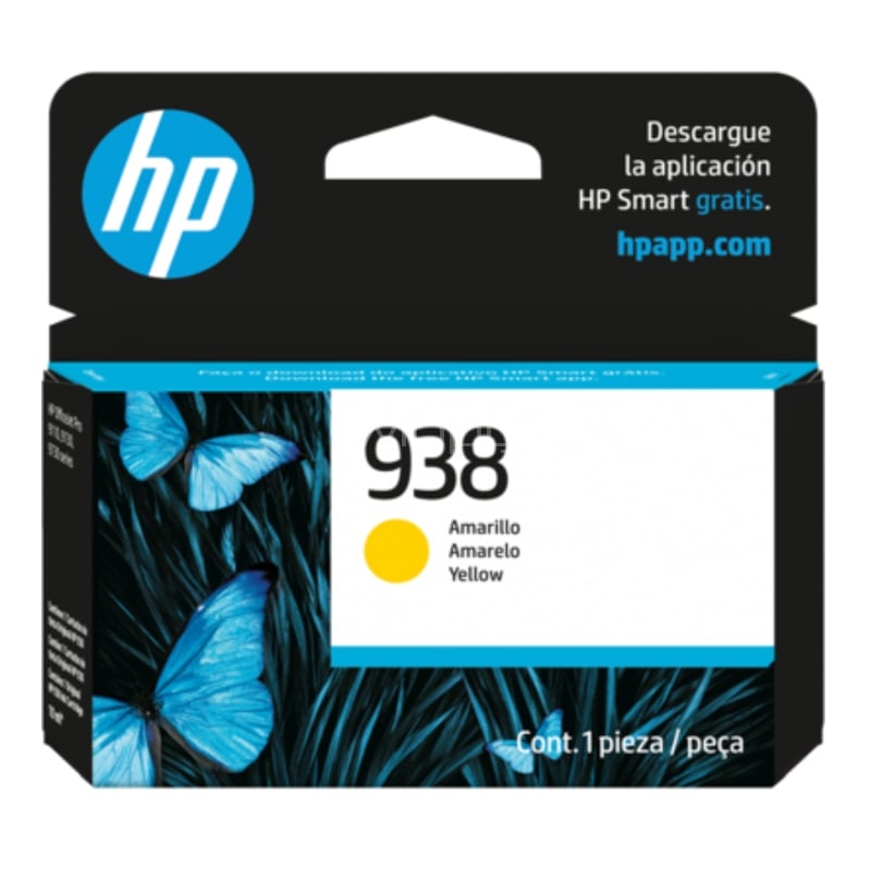 Cartucho de Tinta Original HP 938 para OfficeJet Pro (800 páginas, Amarillo)