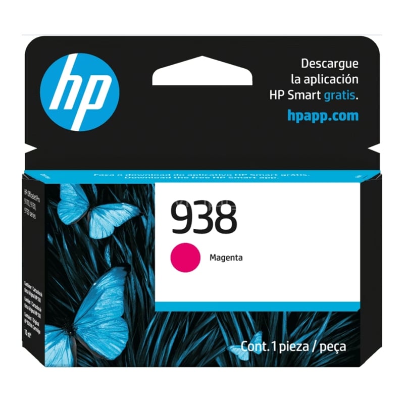Cartucho de Tinta Original HP 938 para OfficeJet Pro (800 páginas, Magenta)