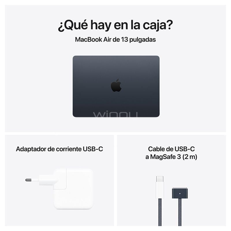 Apple MacBook Air de 13.6“ (Chip M2, GPU 10 núcleos, 24GB RAM