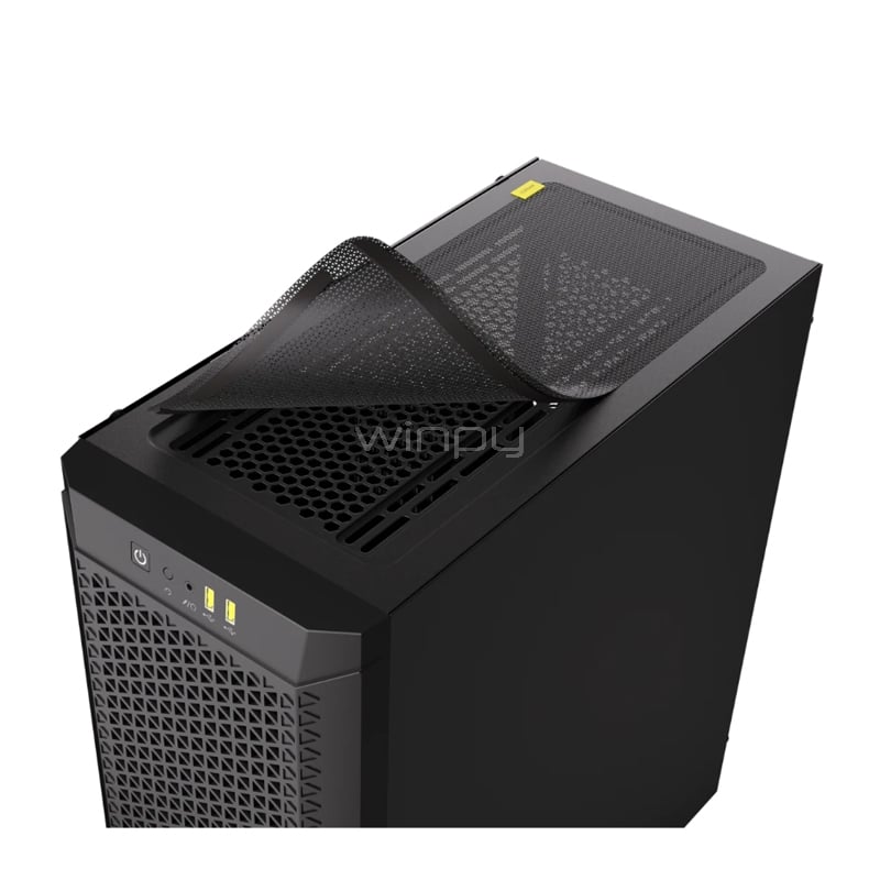 Gabinete Gamer Corsair 480T Airflow (ATX, Vidrio Templado, Negro)