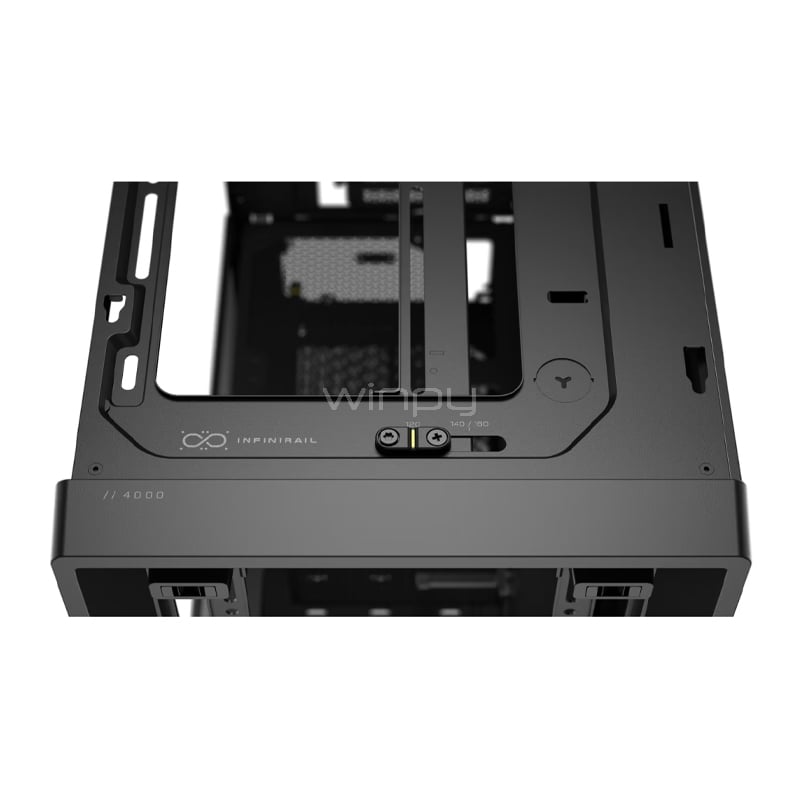 Gabinete Gamer Corsair FRAME 4000D (ATX, Vidrio Templado, Sistema InfiniRail, Negro)