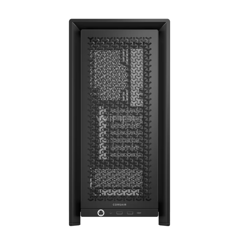 Gabinete Gamer Corsair FRAME 4000D (ATX, Vidrio Templado, Sistema InfiniRail, Negro)