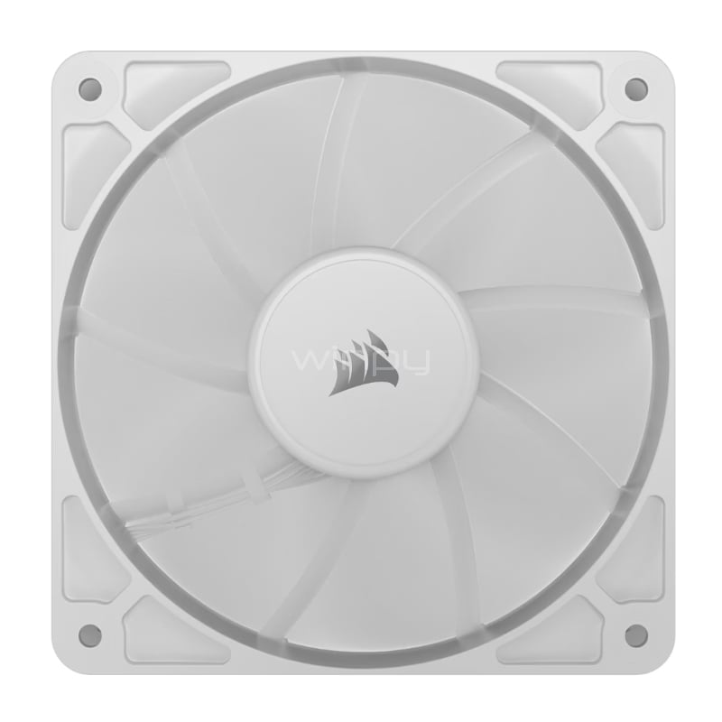 Pack 3 Ventiladores Corsair RS120 (120mm, 2100rpm, PWM, Blanco)