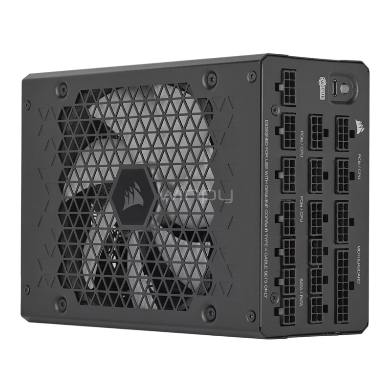 Fuente de Poder Corsair HX1200i de 1200W (Full Modular, Cybenetics Platinum, ATX 3.1)