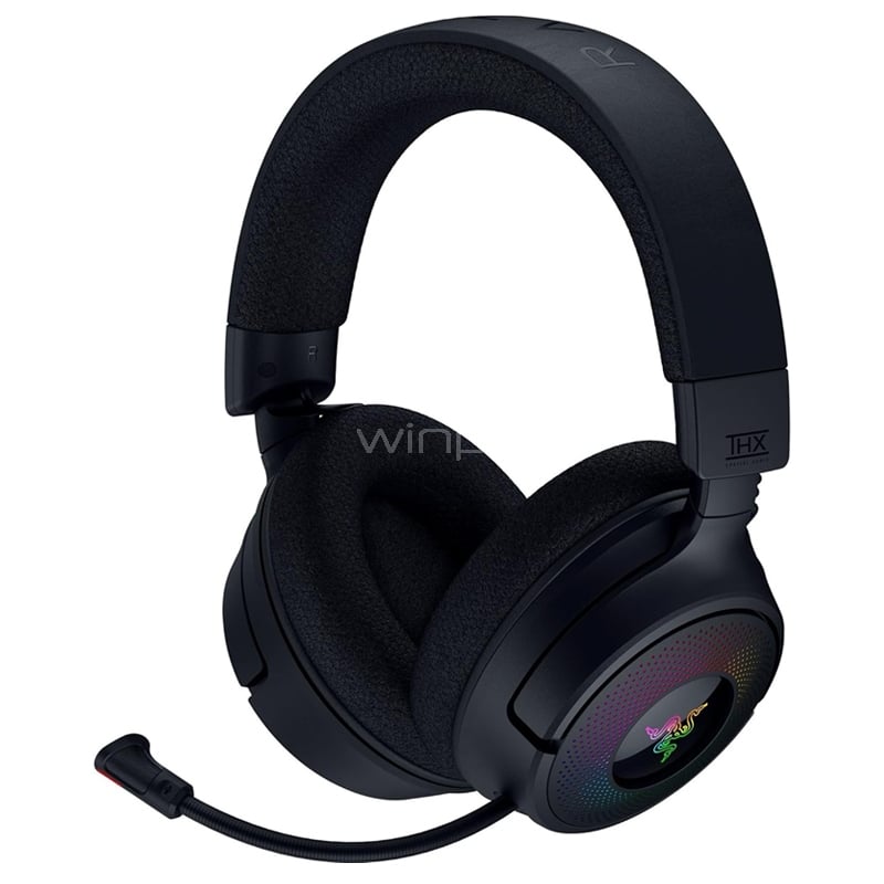 Audífonos Gamer Razer Kraken V4 X Chroma RGB (7.1, Bluetooth/ Dongle USB-C, Micrófono HyperClear, Negro)