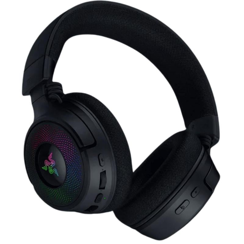 Audífonos Gamer Razer Kraken V4 X Chroma RGB (7.1, Bluetooth/ Dongle USB-C, Micrófono HyperClear, Negro)