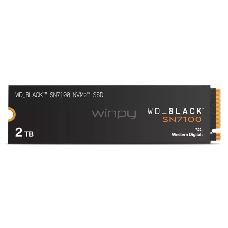 Unidad SSD Western Digital Black SN7100 de 2TB (NVMe 4.0, M.2 2280