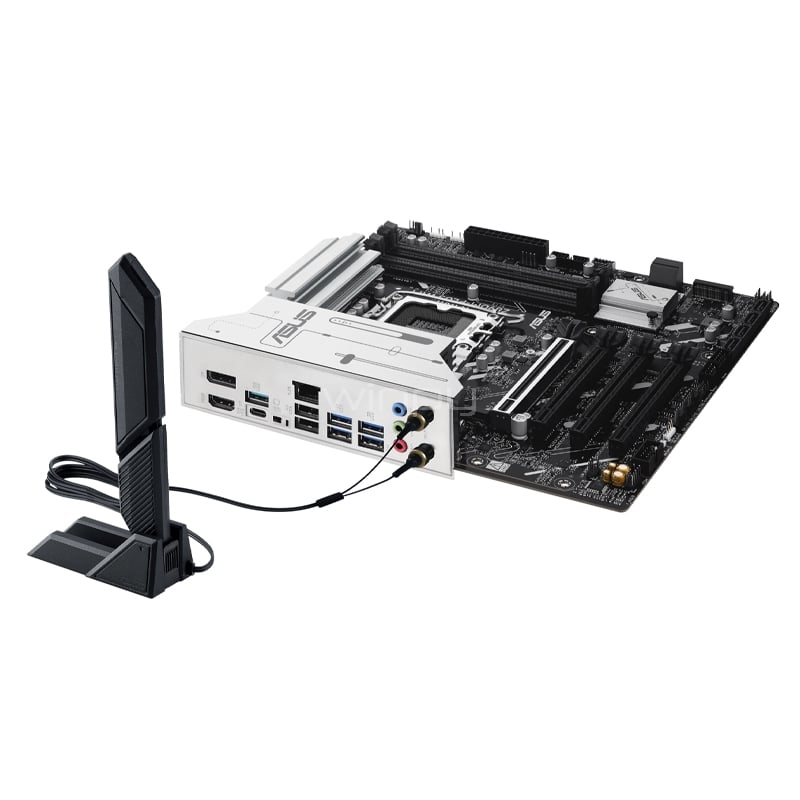 Placa Madre ASUS PRIME Z890M-PLUS WIFI (LGA1851, DDR5 8666+MHz, M.2 x3, Micro ATX)