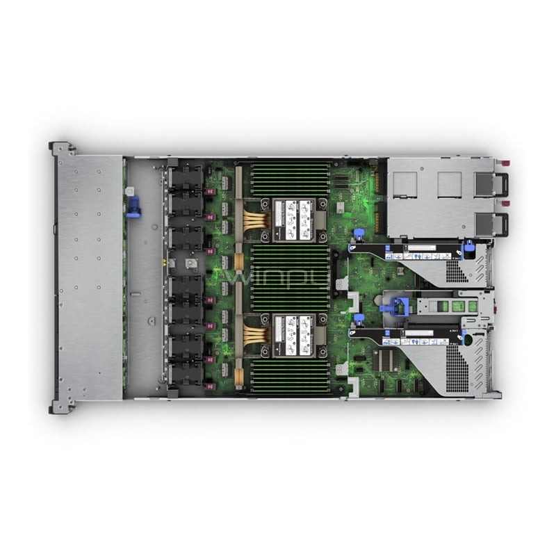 Servidor HPE ProLiant DL360 Gen11 (Xeon Silver 4514Y, 64GB RAM, 8 Bahías, RAID MR408i-o, Fuente 800W x2)