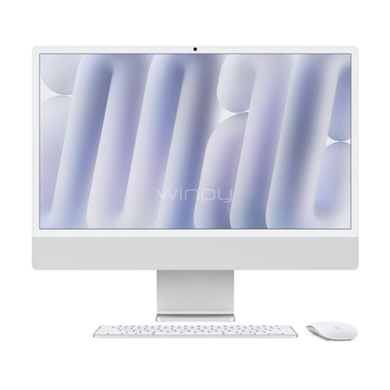 Apple iMac Retina 24“ Retina 4.5K (Chip M4, GPU 10 núcleos, 16GB RAM, 512GB SSD, Silver)